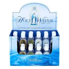 Holy Water Bottle Display Pack of 36 Size 12.5 x 15 x 12.5 in Capacity 6 oz