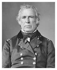 PRESIDENT ZACHARY TAYLOR IN UNIFORM PORTRAIT 8X10 PHOTOGRAPH REPRINT