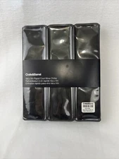 Crate & Barrel VacuVin Rapid Ice Wine Bottle Chiller Portable Sleeve New