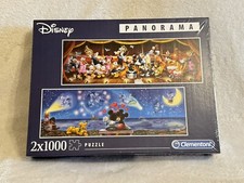 2 X 1000 Piece NEW Disney Orchestra plus Mickey & Minnie Panorama Jigsaw Puzzles