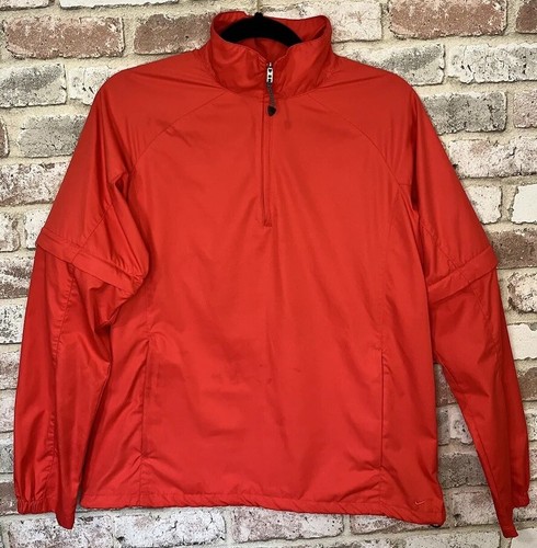 2000'S Nike Golf CLIMA-FIT V-Neck Warm-Up Pullover, Men's Size XL polyester blue type Vintage Second Hand main image 0
