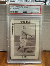 1913 National Game Cy Young PSA 7 NM HOF Boston