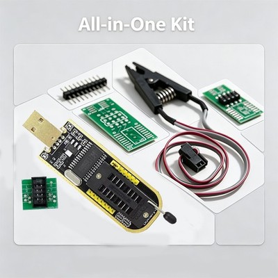 USB Programmer CH341A Series Burner Chip 24 EEPROM BIOS Writer 25SPI Flash SOIC8