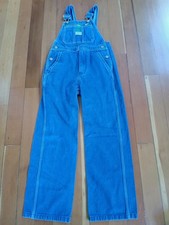 Liberty Youth Denim Blue Jean Bib Overalls Size 14R Boys Train Conductor Farmer
