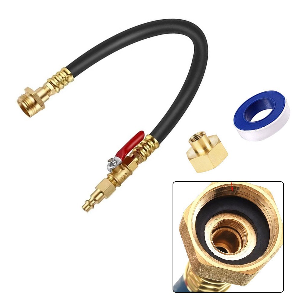 Adaptateur gicleur camping car 38 pouces pour utilisation hivernale avec compres