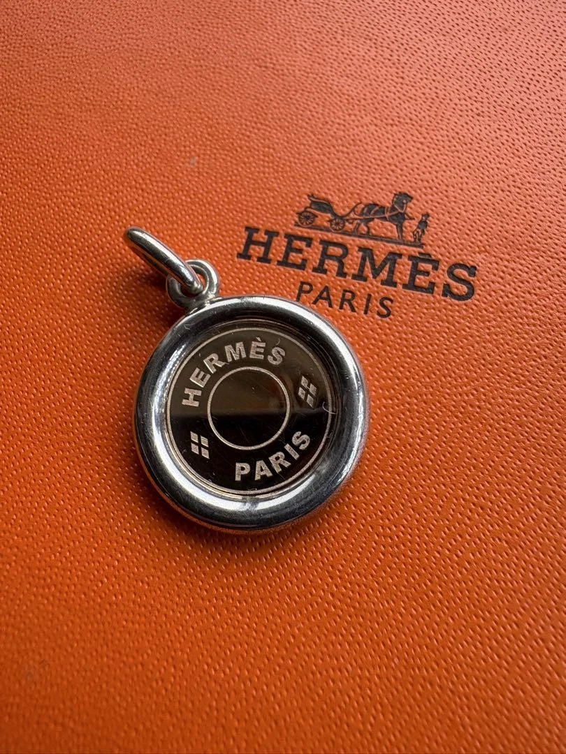 HERMÈS Collana Hermes Serie Oro Rosa Argento Ottima Usata Senza Scatola 18K SV925