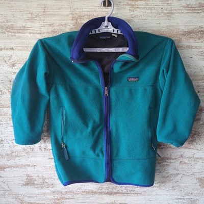 Vintage 90s Patagonia PEF Deep Pile Full Zip Fleece Jacket Medium USA Synchilla