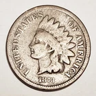 1873 P Indian Head Cent Penny  *VG - VERY GOOD*