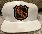 NHL Shield Snapback White Hat Cap Embroidered Logo — photo 1