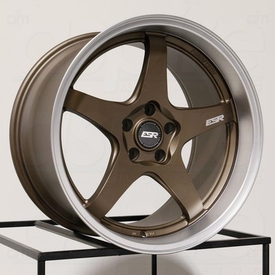 One 19x11 ESR AP5 5x114.3 22 Bronze Wheel Rim 72.56