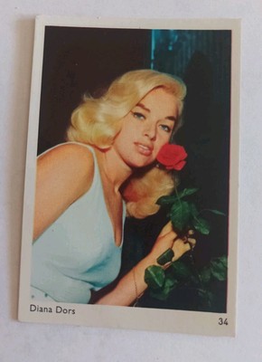 1963 Chromkarte Promi Diana Dors Nr. 34