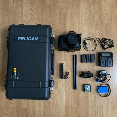 Blackmagic Cinema Camera 6K Pro   FULL RIG w/Pelican case (Media + Batts + Cage)