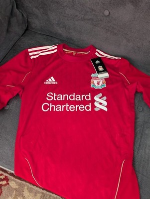 New Adidas 2010-11 Liverpool FC Techfit Player Issue Home Jersey