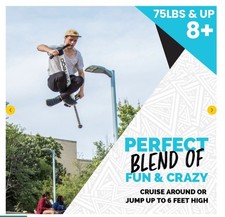 VURTEGO V4 Air Sprung Pogo Stick *VERY RARE IN THE UK*, can jump 6ft!