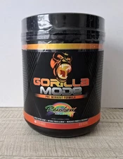 Gorilla Mode Pre Workout Rainbow Sherbet 40 Servings EXP 07/2026