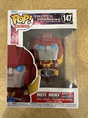 Funko POP! Retro Toys - Transformers Hot Rod with Matrix Figure #147 + Protector