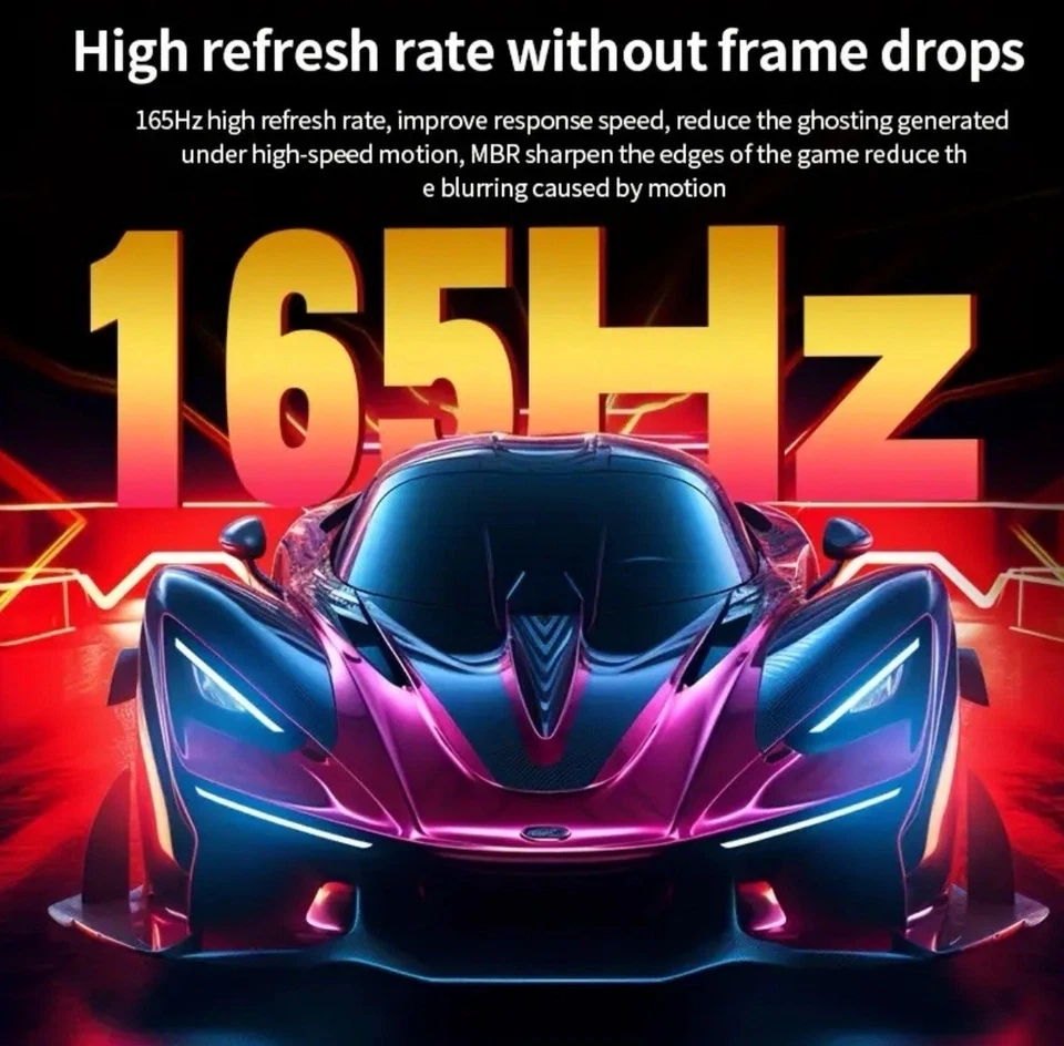 Gawfolk Curved Gaming Monitor 165Hz 34-inch Ultra Wide 4K 3440x1440P 1ms 1500R - Image 3 of 4