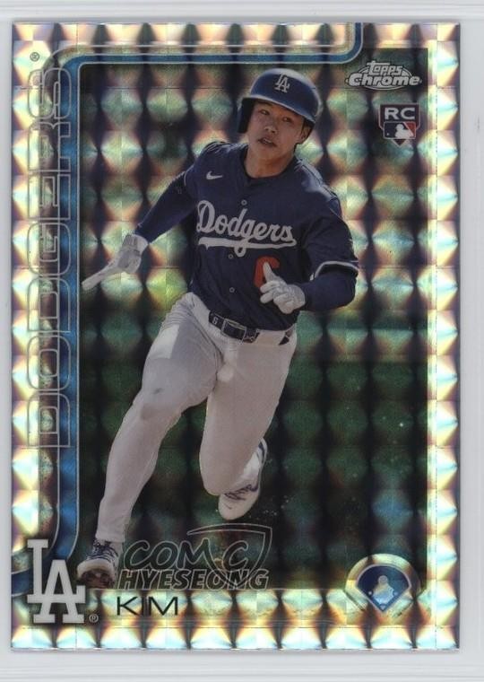 2025 Topps Chrome Geometric Refractor Hyeseong Kim #152 tw0