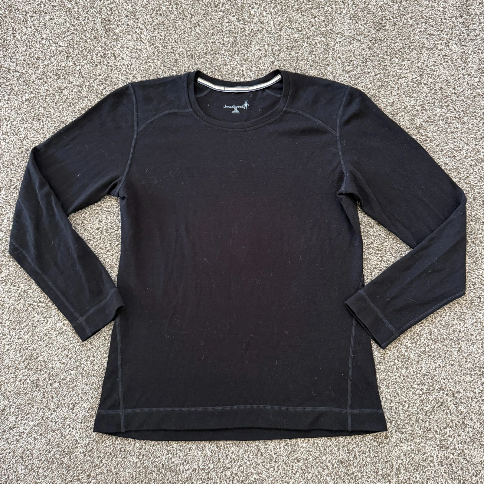 Smartwool Women's XL Merino Wool Base Layer Top Crew Black Shirt Ski Outdoor
Opens in a new window o