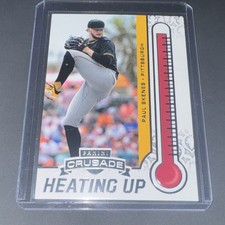 Panini 2025 Crusade Heating Up Paul Skenes #11 Pirates Baseball Insert