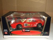 Damaged Ferrari 288 GTO 1984 Racing Car Burago 1/18