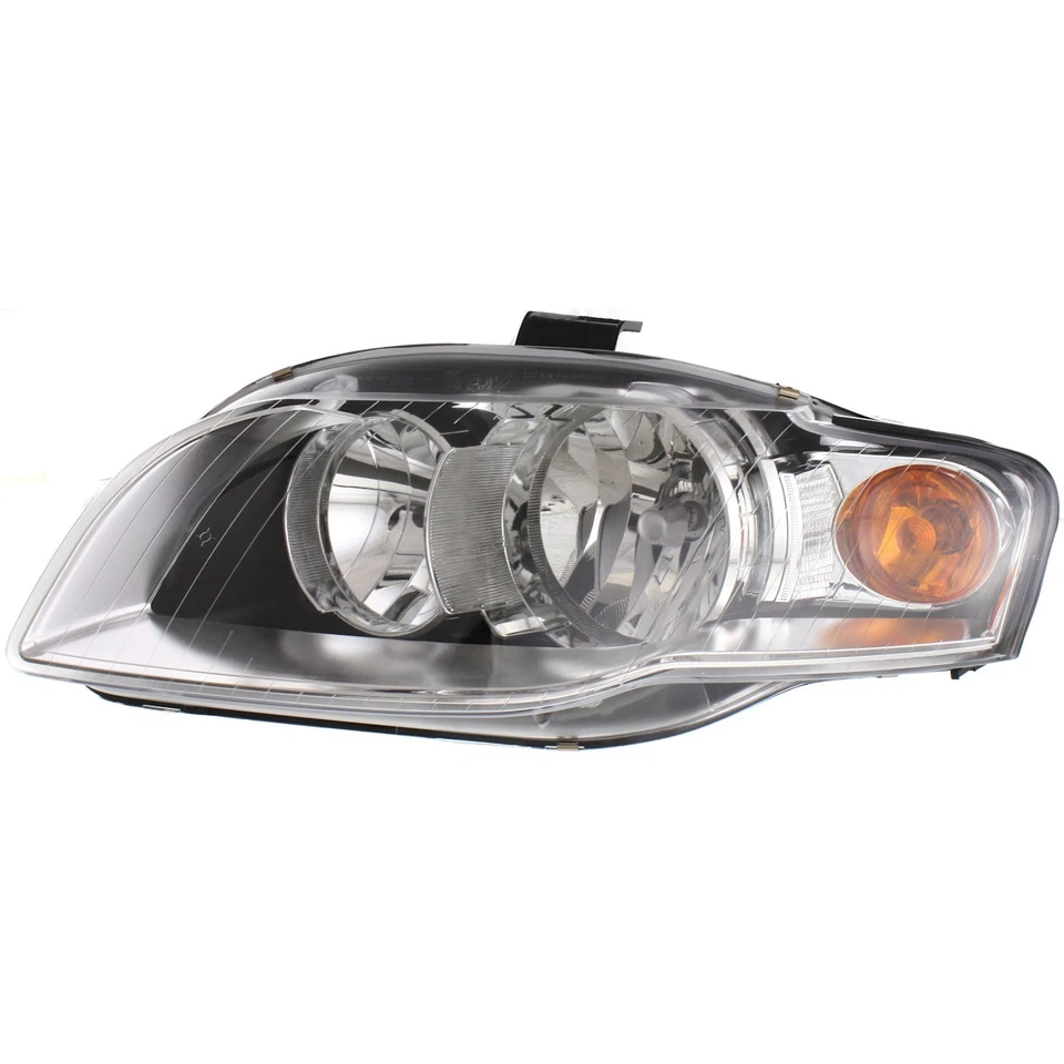 LH RH Headlight Fits Audi A4 Quattro 2005-2009 Halogen w Bulbs 06-08 Sedan/Wagon - Image 4 of 4