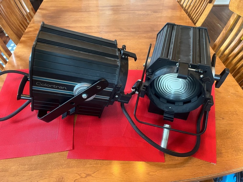 Colortran 1kW Fresnel Lot Of 2