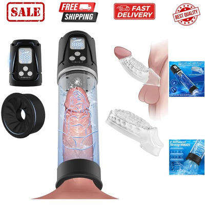 #ad Electric Penis Pump Male Enlargement Pump with 4 Training Pressure amp; 3 Sucti... $51.23