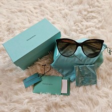 TIFFANY Co. Sunglasses Tiffany Blue with jewel embellishments Italy USED