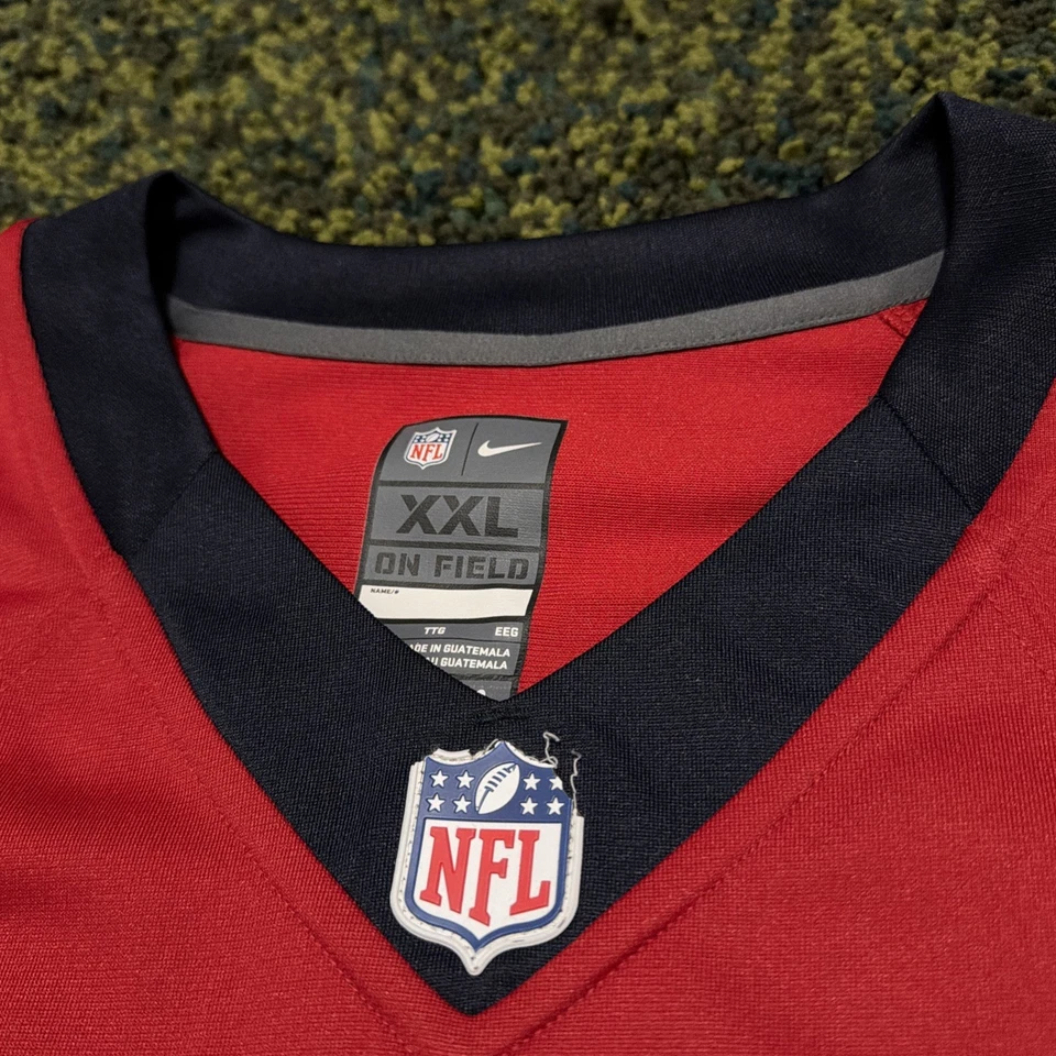 Camiseta de fútbol americano Nike NFL Houston Texans Arian Foster cosida en casa roja para hombre talla 2XL Foto 4 de 4