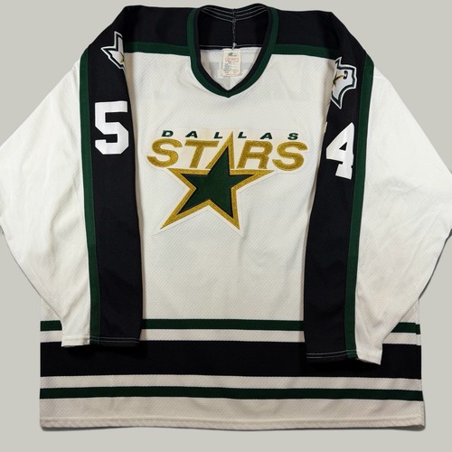 Vintage Maska Dallas Stars Hockey Jersey XXL Air Knit USA Made Flashner #54