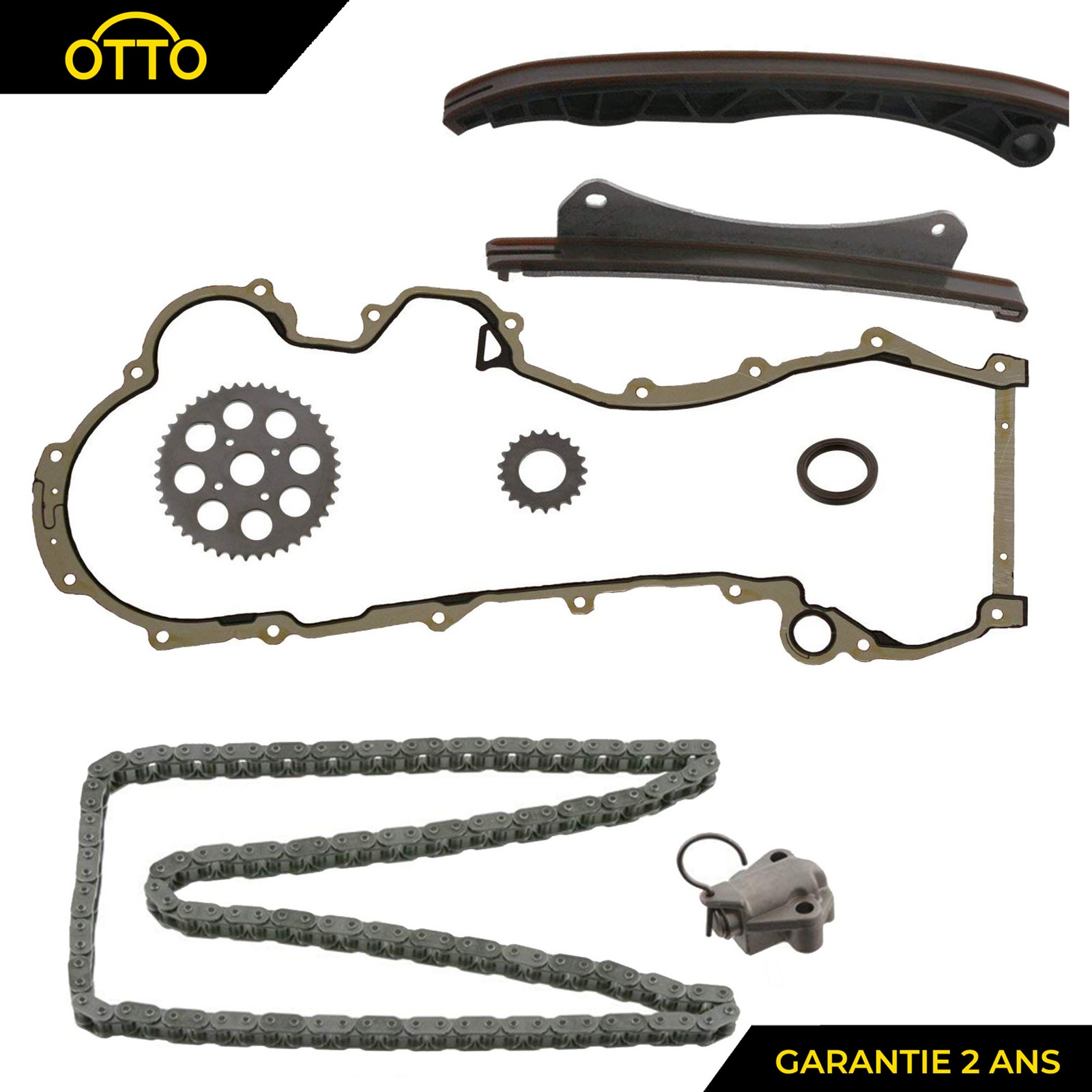 Kit chaîne de distribution pour Opel et Fiat 1.3 CDTI JTD Multijet 55195294