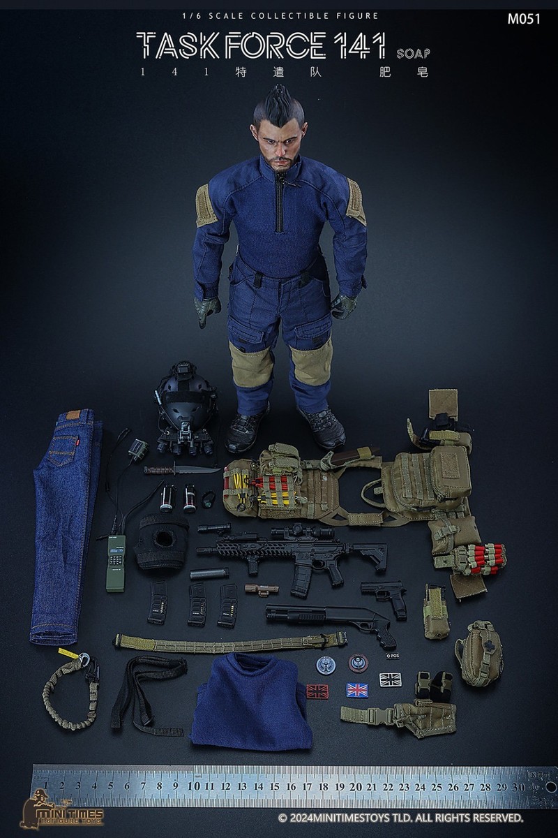 Mini Times Toys M051 1/6 Call of Duty Taskforce 141 Action Figure