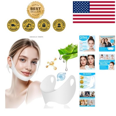 Hydrating V Line Lifting Straps - Firming Double Chin Reducer for Men & Women