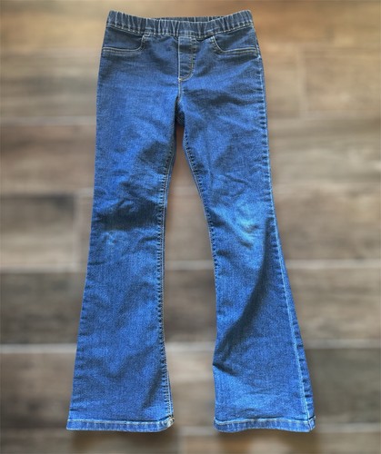 Carters Kinder Mädchen 10 mittlere Waschung Denim blau Jeans Stretch Taille ausgestelltes Bein Knöchel