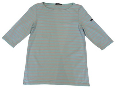 Saint James GARDE-COTE III - Nautical Striped Sport Top Size 6