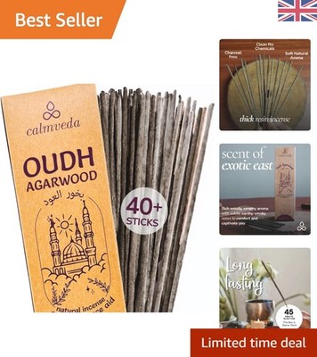 Luxuriöser 9 Zoll Mystic Oud Räucherstäbchen - 40 Stäbchen für spirituelle Entspannung