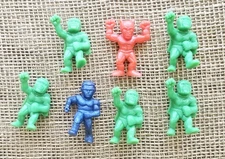 Lot Of 7 Super Hero ToySmith Toy Figures Mr Mysterious, Captain Muscles