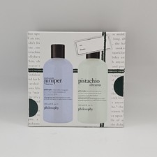 2 Piece Philosophy ENCHANTED JUNIPER BERRIES  PISTACHIO DREAMS Shower Gel Set