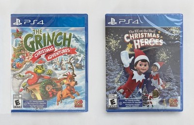 PS4 Winter Bundle: The Grinch Christmas Adventures + The Elf on the Shelf - New