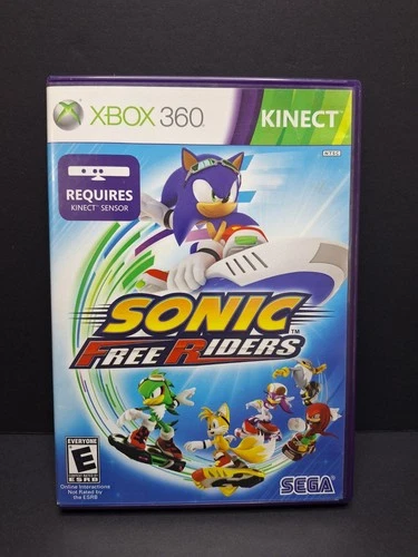 Sonic Free Riders (Microsoft Xbox 360, 2010) Tested Video Game No Manual 