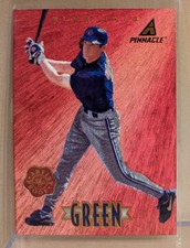 1997 New Pinnacle RED ARTIST PROOF 135 Shawn Green Blue Jays RARE DUFEX PARALLEL