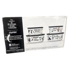 PYREX DISNEY NIGHTMARE BEFORE CHRISTMAS Limited Ed. 8 pc set 4 bowls 4 lids New