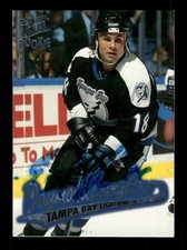 1996-97 Fleer Ultra 158 Daymond Langkow signed auto JKAU1 BXCP25
