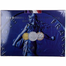 [#134245] France, Coffret 1 c. à 20 frs., 2000, MDP, BU, MS