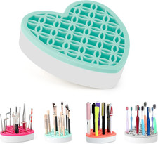 Silicone Makeup Brush Holder, Cosmetic Organizer, Pen Holder for Desk, Pencil Ca