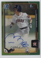 2015 Bowman Draft Chrome Pick Green Refractor 84/99 Conor Biggio Auto 1ek