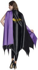DC Comics Superheroes: Batgirl Lined Cape for Adults, Women's No Size