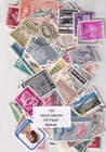 100 World Stamps Off Paper Various Values & Themes For Collectors