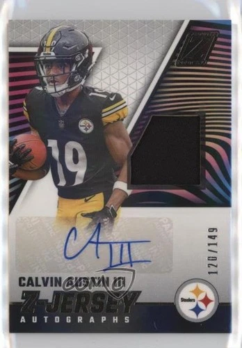 2023 Panini Zenith Football Calvin Austin III #ZJA-CAN PSA 8